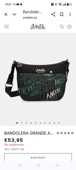 Bolso Anekke colección Nature woods 