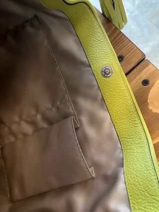 Bolso Coach Piel Amarillo Oscuro