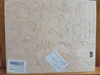 Puzzle 3D Madera León