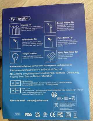 Irrigador Bucal Apiker - Limpieza 360°