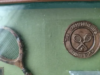 Cuadro decorativo bádminton Wimbledon