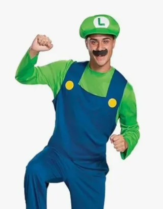 2 Disfraces Mario Bros - Talla M