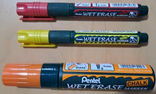 14+9 Marcadores Pentel Wet Erase Chalk