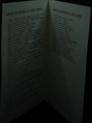 Lote panfletos Día Fuerzas Armadas 1983