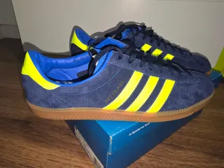 Adidas HOCHELAGA Spezial Azul y Amarillo Talla 45