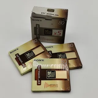 Sony MiniDisc Premium 80 vergini - 3 pezzi