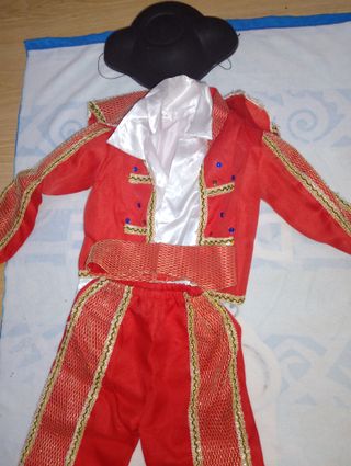 Disfraz Torero Niño Rojo