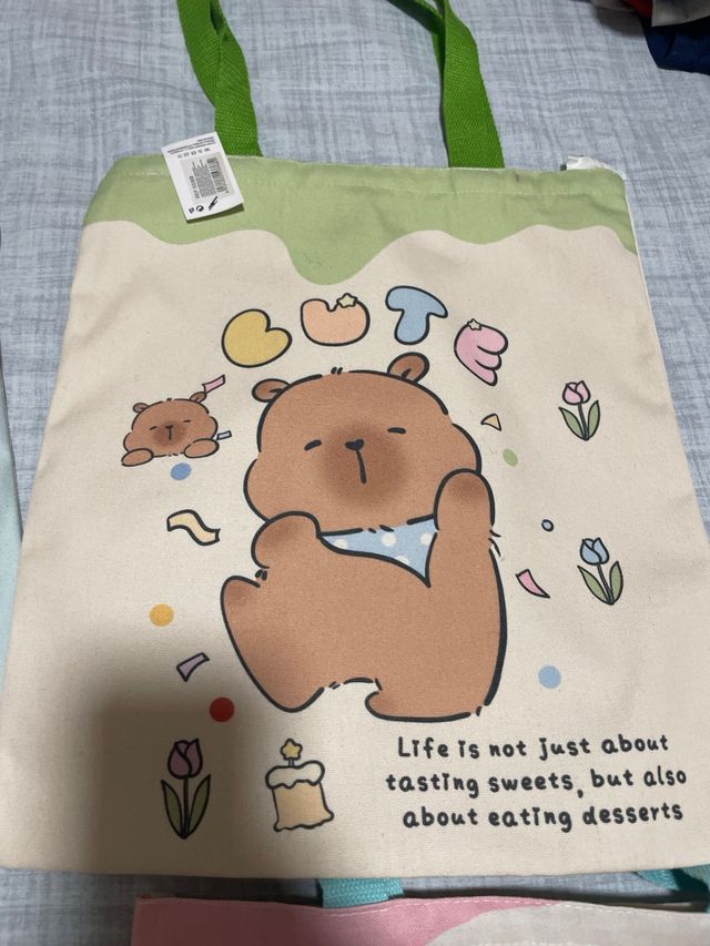 Bolsa Tote Capibara Kawaii