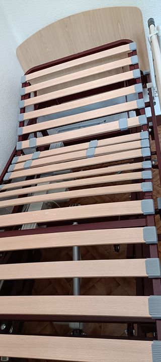 Cama articulada con carro elevador