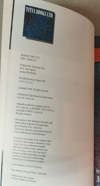 Batman The Cult