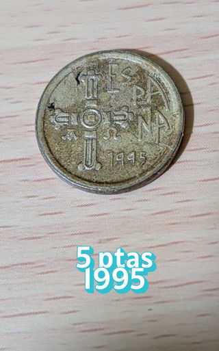 Moneda 5 Pesetas Asturias 1995