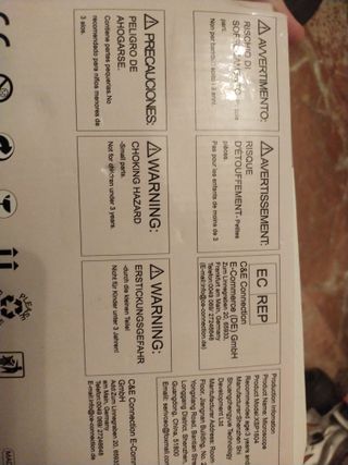 Microscopio de juguete azul