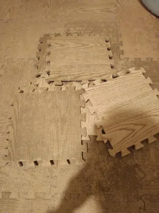 Suelo blando efecto parquet