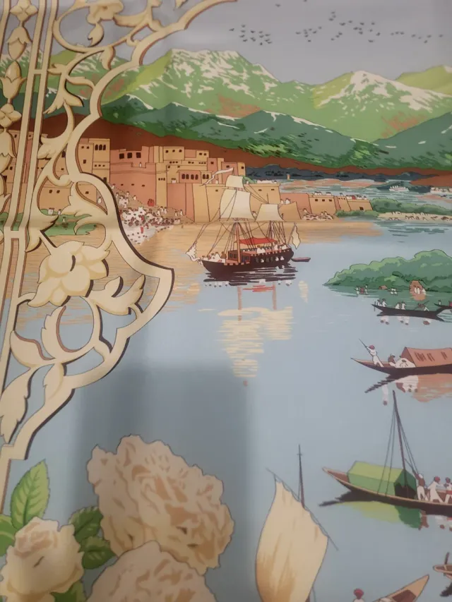 Pañuelo Hermès Le Fleuve Sacré