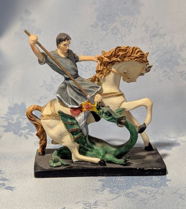 Figura San Jorge y el Dragón