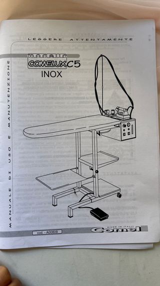 Plancha industrial con succionadora