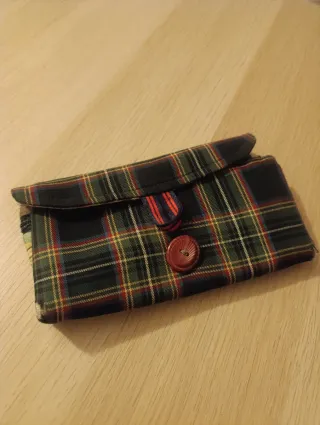 Cartera monedero Casa Peseta cuadros