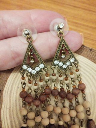 Pendientes madera