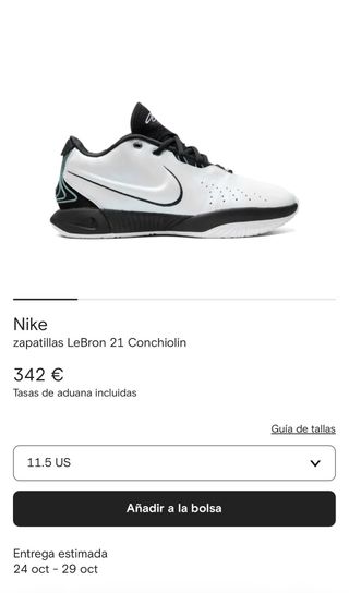 Nike Lebron XXI Conchiolin NUEVAS . 