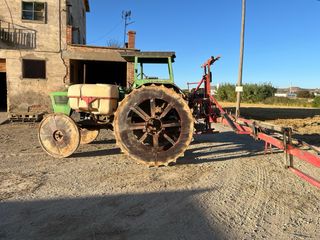 Tractor Deutz con equipo arrocero