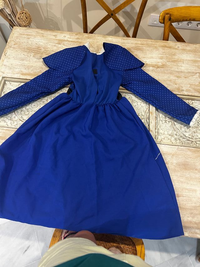 Disfraz Mary Poppins azul talla 6-7 años