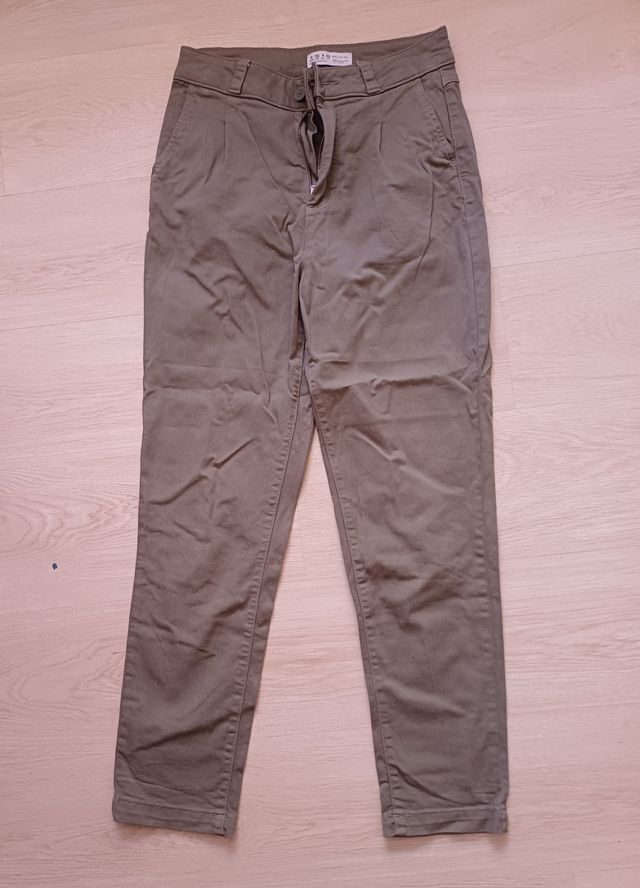 Pantalón verde mujer T:36