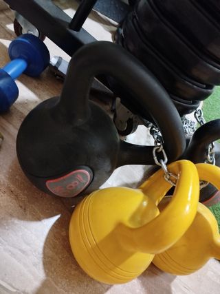 Lote 4 Pesas Rusas: 2x8kg y 2x6kg