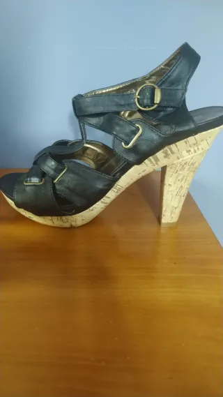 Zapatos de tacón negros mujer talla 41