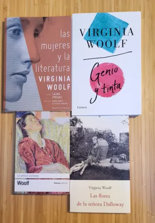 Lote de libros de Virginia Woolf