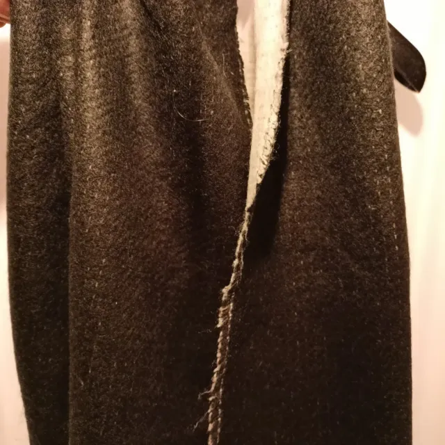 Bufanda bicolor blanca y negra