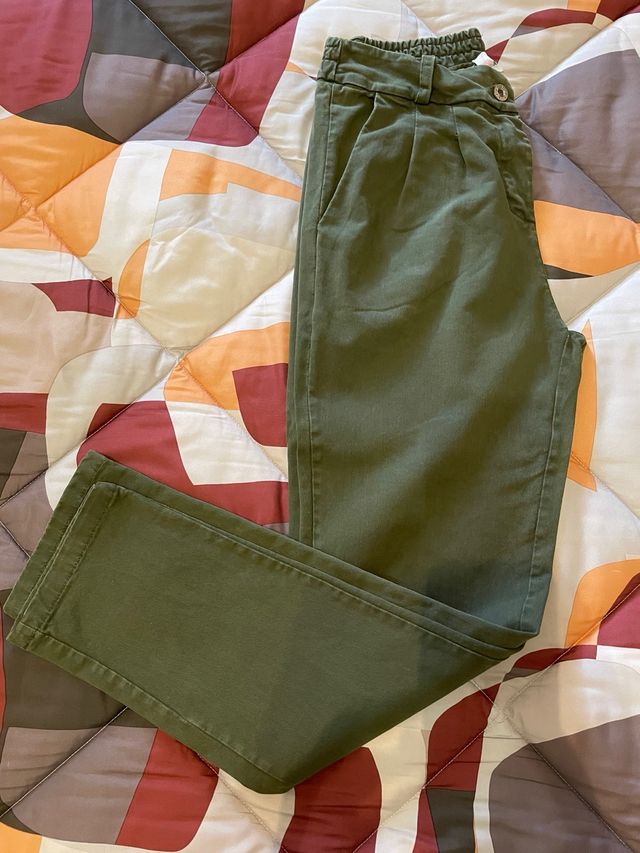 Pantaloni invernali verdi (misure nelle immagini)