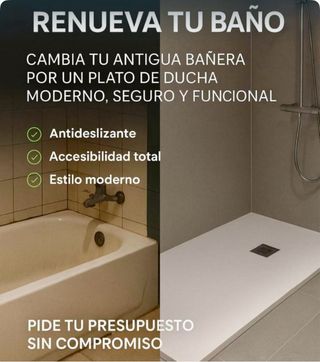 Plato de ducha moderno