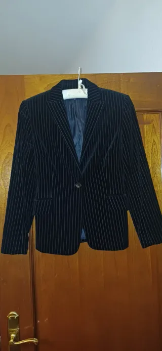 Chaqueta Terciopelo Pedro del Hierro Negra