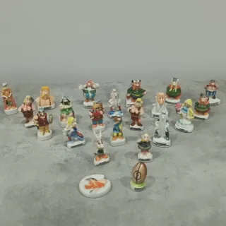 Collezione statuine Asterix e Obelix in porcellana