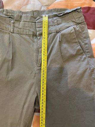 Pantaloni beige in tessuto (misure nelle foto)