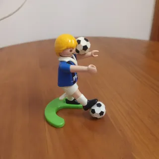 Playmobil Futbolista sportaction 2Balones, fijador
