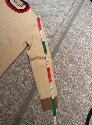 Maglione Gucci Lana Merino Beige Uomo