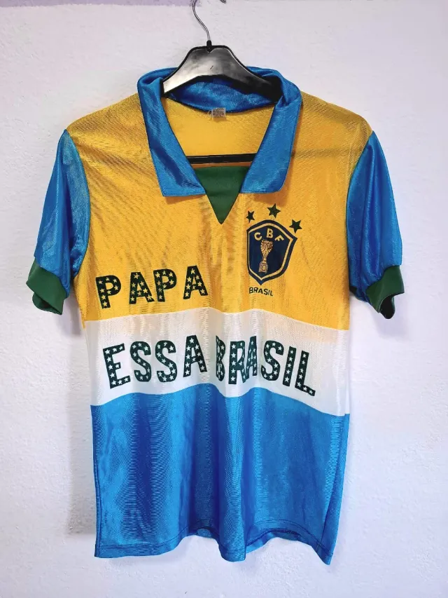 Camiseta Brasil Vintage Papa Essa Brasil