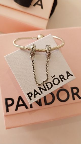 Cadena Seguridad Pandora Plata ALE.