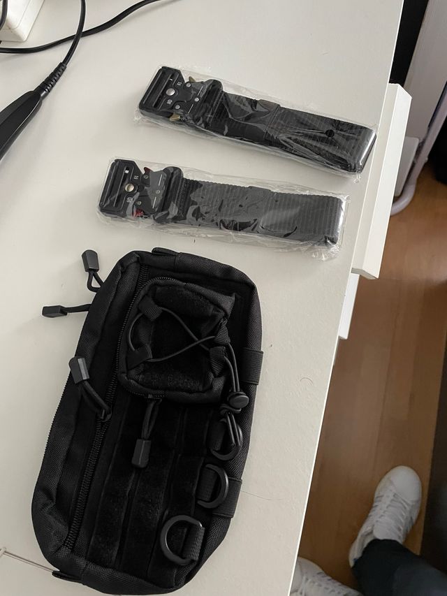 Riñonera Táctica Negra  liquidación