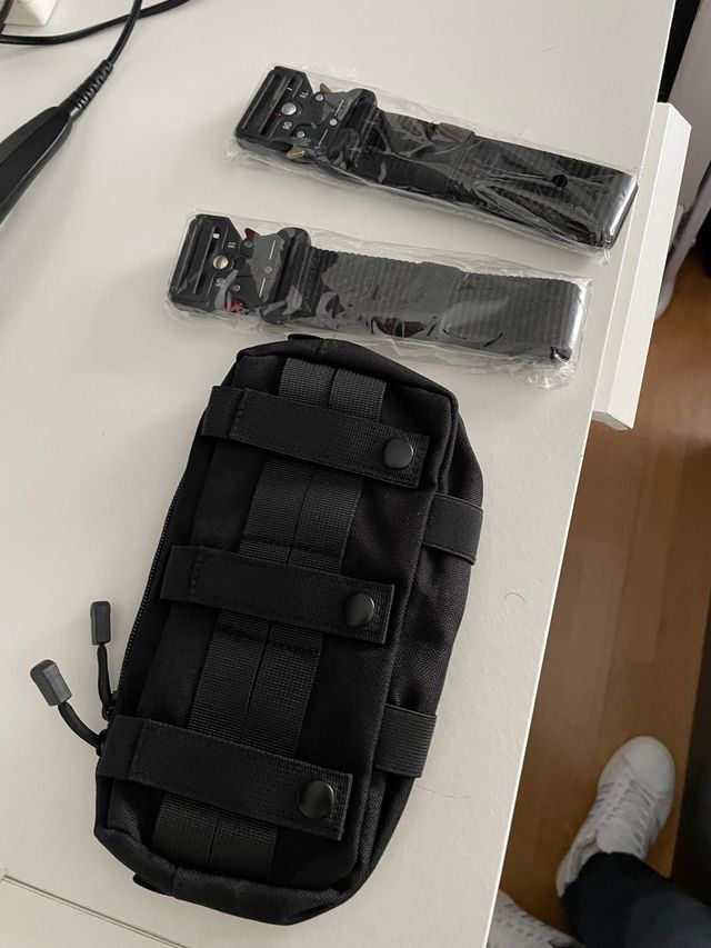 Riñonera Táctica Negra  liquidación