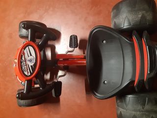 Coche Kart a Pedales Rojo y Negro