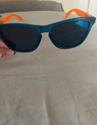 Oakley Frogskins Blu-Arancio Nuovi