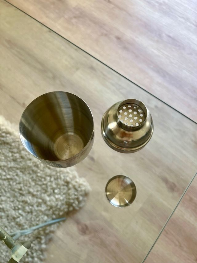 Coctelera de metal 15 cm