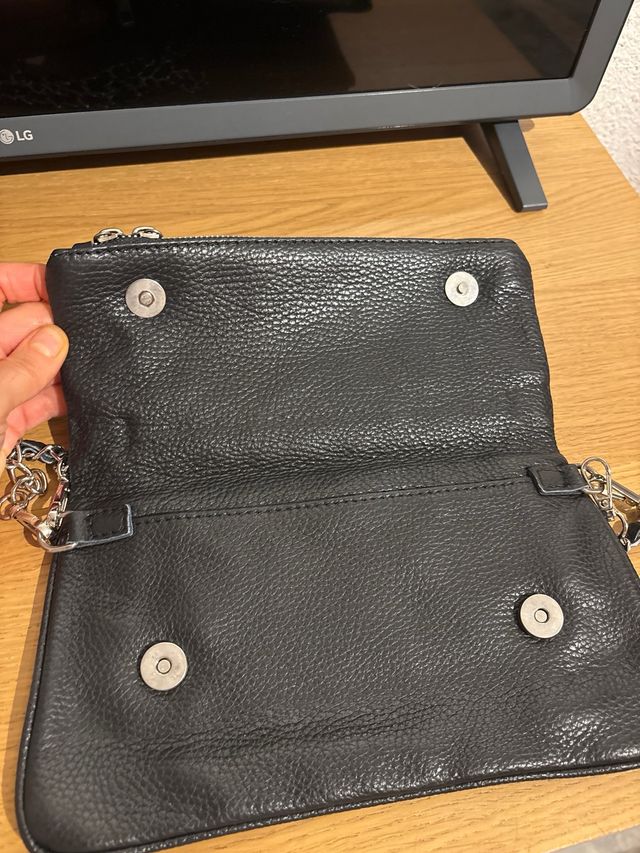 Bolso de mano mujer negro