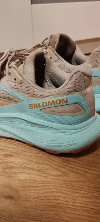 Zapatillas Salomon Beige y Naranja