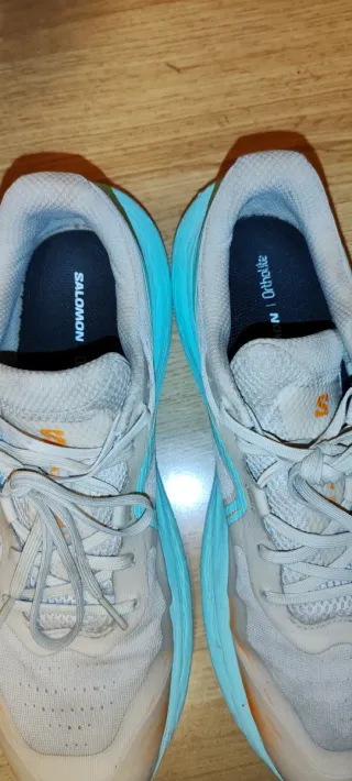 Zapatillas Salomon Beige y Naranja