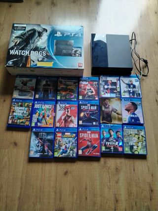 PS4 Pro con 12 juegos