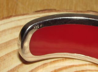 Pulsera brazalete plata 925 y esmalte puzzle puzle