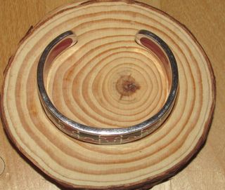 Pulsera brazalete plata 925 y esmalte puzzle puzle